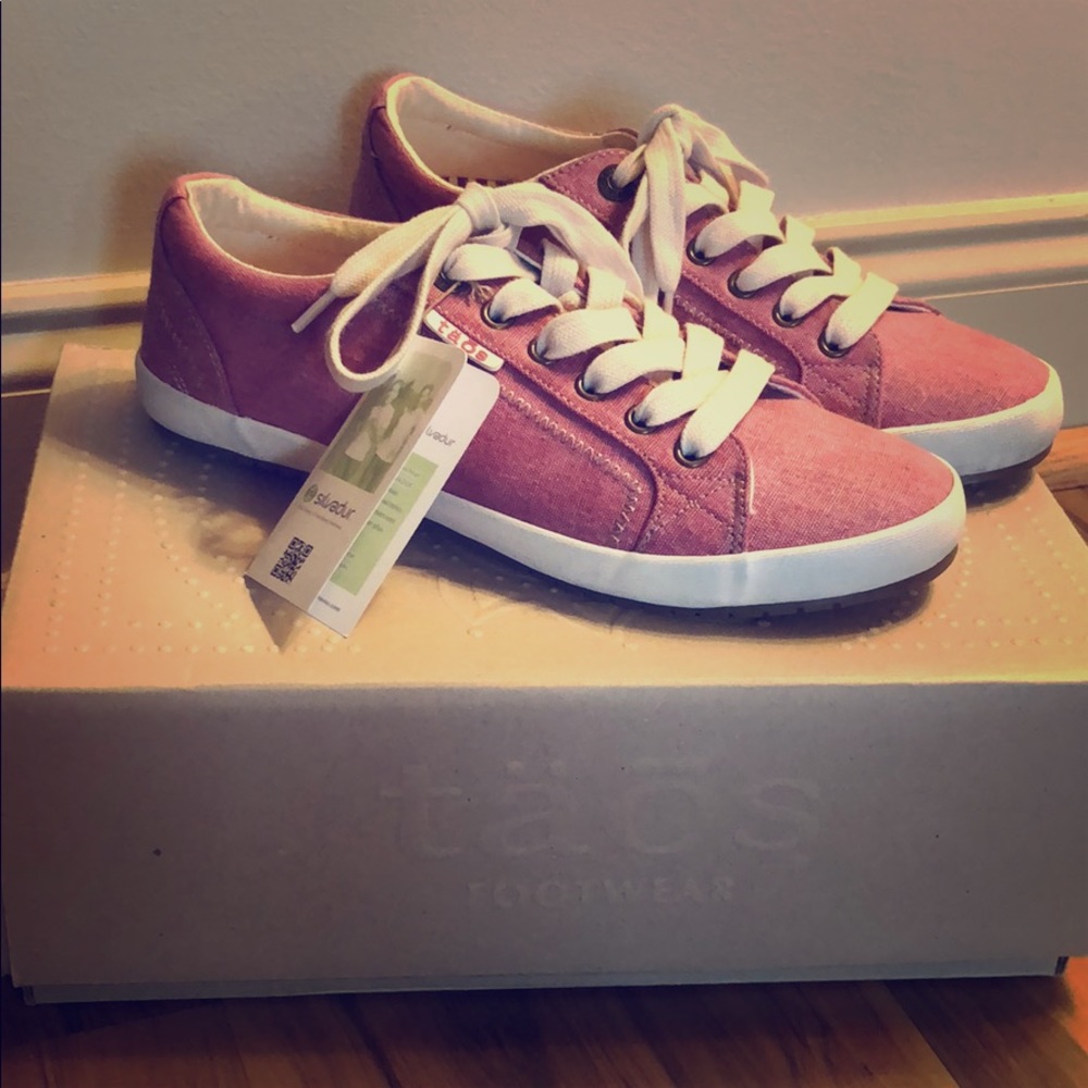 Taos Star sneakers, Ladies 7, rose wash canvas